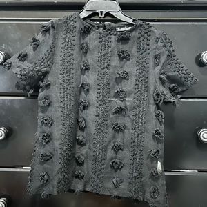 Black see-through cover up